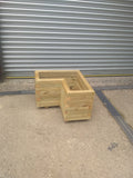 Special Offer - L shaped corner planters, 60cm x 30cm x 35cm high