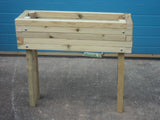Block style raised planters (tall) - made from presssure treated timber.