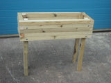 Block style raised planters (tall) - made from presssure treated timber.
