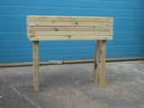 Block style raised planters (tall) - made from presssure treated timber.