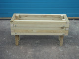 Block style raised planters (short) - made from presssure treated timber.