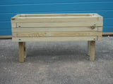 Block style raised planters (short) - made from presssure treated timber.