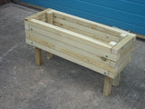 Block style raised planters (short) - made from presssure treated timber.