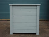Aston square wooden planters (large) - painted with Cuprinol's Coastal Mist