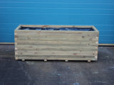 Block style trough wooden planters - EXTRA DEEP & EXTRA WIDE